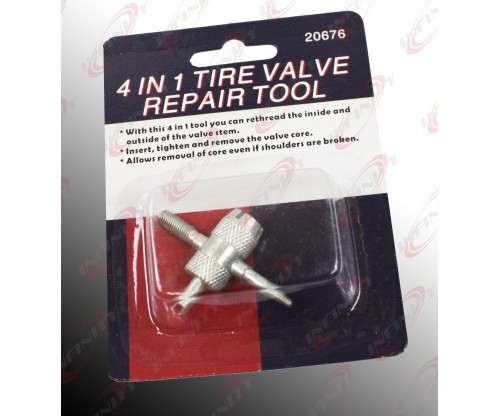  4 in 1 Tire Valve Repair Tool Car Auto Bike Bicycle Threader Repair